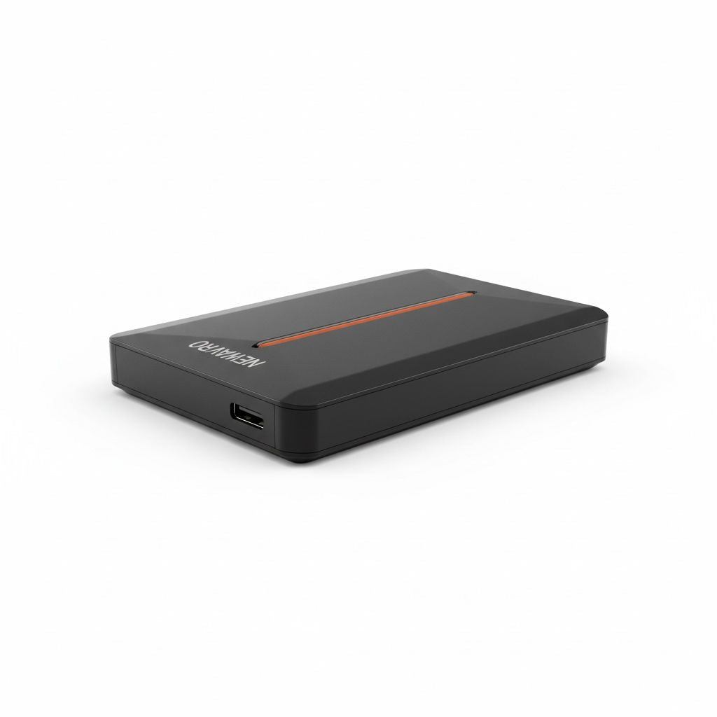 NEWAVRO External Hard Drive Enclosure 2.5 Inch USB 3.0 to SATA HDD/SSD Case, 5Gbps Hard Drive Caddy for PC & Laptop
