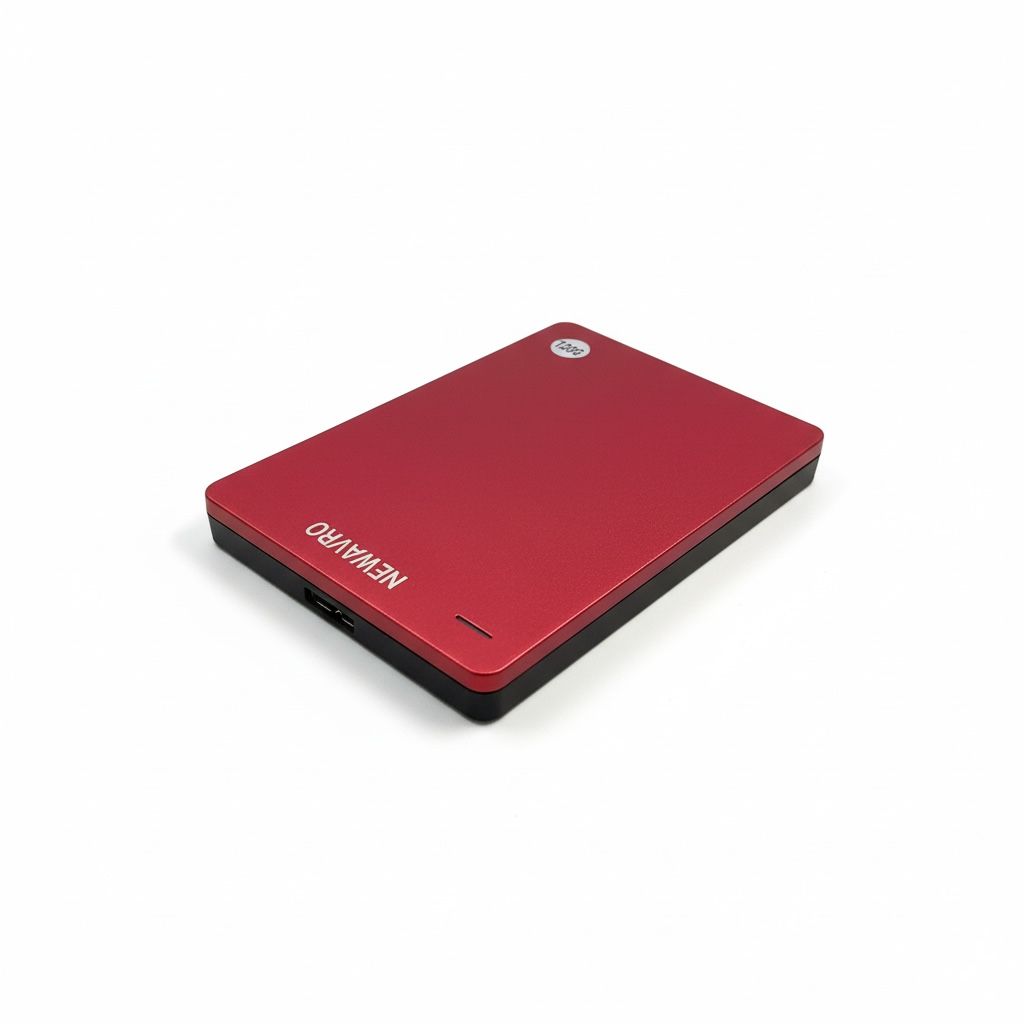NEWAVRO USB 3.0 External Hard Drive Enclosure 2.5 Inch SATA HDD/SSD Case, Alloy Cooling, 5Gbps High-Speed Portable Hard Drive Caddy for PC Laptop