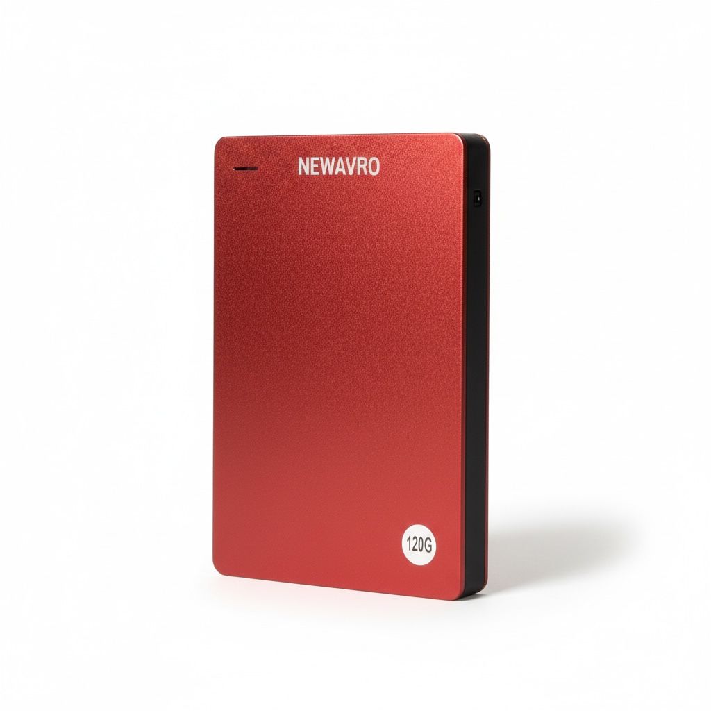 NEWAVRO USB 3.0 External Hard Drive Enclosure 2.5 Inch SATA HDD/SSD Case, Alloy Cooling, 5Gbps High-Speed Portable Hard Drive Caddy for PC Laptop